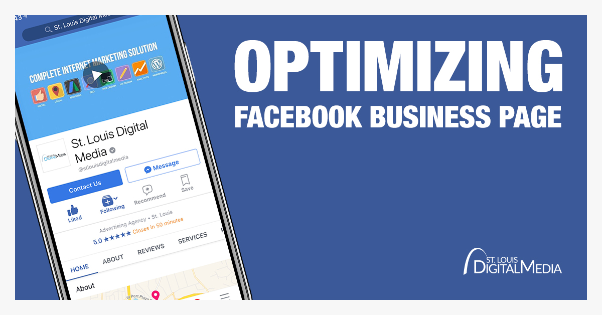 Optimizing your Facebook Business page.